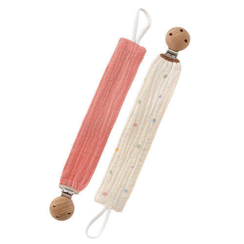 Adjustable Infant Pacifier Chain Cotton Pacifier Strap Toy-B