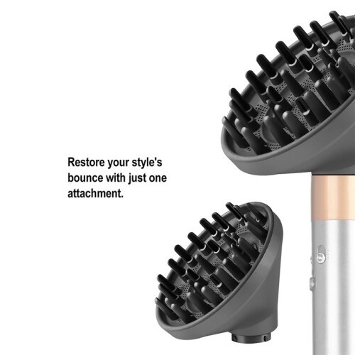 Hair Dryer Diffuser Nozzle for  Airwrap Diffuser HS01 HS05 Attachment Fast Drying, Reduces Frizz, Volumizing 2