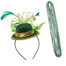 Shamrock Headbands Costume Hairband Set for Patricks Festival-B