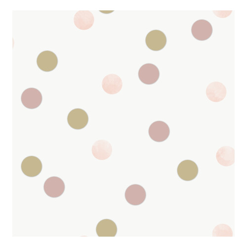 Superfresco Easy Superfresco Easy Pink/Gold Dotty Polka Wallpaper