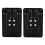 2X CPU Backplate Cooler, Cooling Backplate Computer Heatsink Backplate Bracket, Good Heat Dissipation,for AM4 1