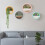 Vertical Space Saving Plastic Wall Planter For Indoor-Black M 5