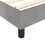 VidaXL (light grey) vidaXL Box Spring Bed Frame Bedroom Bed Base Bedstead Upholstered Bed Velvet 7