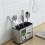 2X Kitchen Cutlery Organizer Knife Stand Plastic Drain Storage Holder Spoon Fork Chopstick Kitchenware Cooking Tool 5