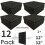 48 Pack Pyramid Shape Soundproof Foam Sound Proof Padding Treatment Panel for Echo Bass Insulation 7
