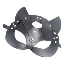 Couverture faciale de lapin réglable, en cuir PU de qualité-F