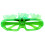 Lunettes lumineuses colorées de célébration confortables-Vert 1