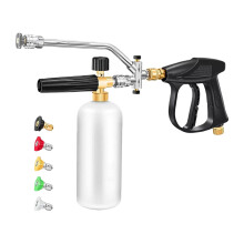 2 in 1 Pressure Washer with 5 Replaceable Nozzles-Set 1