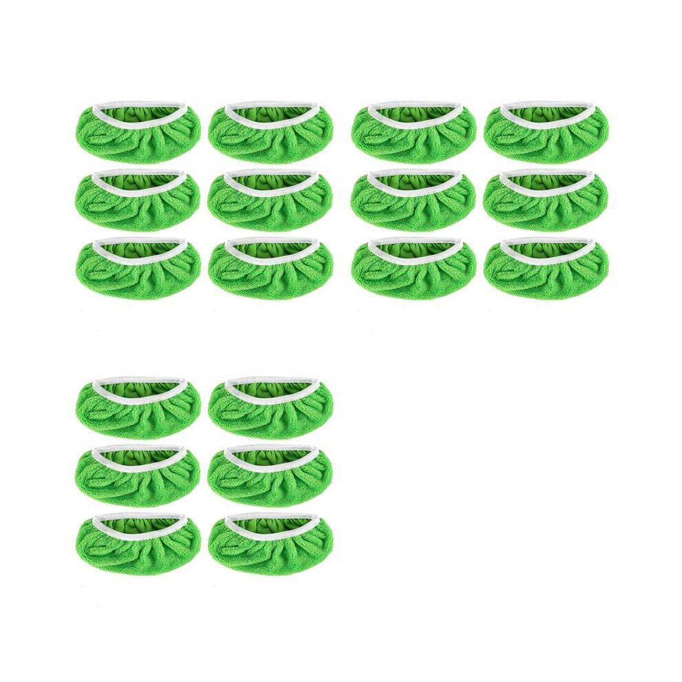 18Pcs Mop Pads Refill For Sweeper Mop-Dry Sweeping Cloths&Wet Mopping Cloths Washable For Household Cleaning 4714120688357