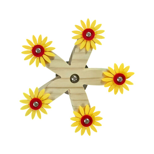 Organic Timber Bird Workout Twirling Plaything Suspended