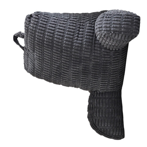 Reading Pillow With Arms And Pockets For Large Back-Dark Gray