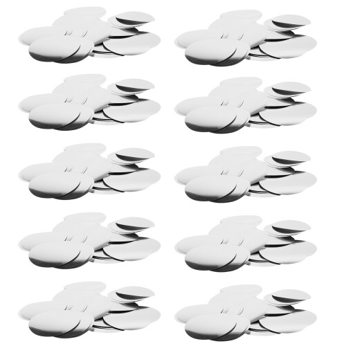 500Pcs 3Inch Silver Wine Pourer Disk Drip-Proof Drip Pouring pour Spout