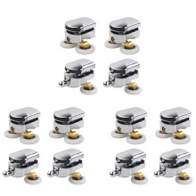 12Pcs 23mm Duschtürrollen Schiebeduschtüren Räder Ersatzrollenlaufrad (6 Oben und 6 Unten)
