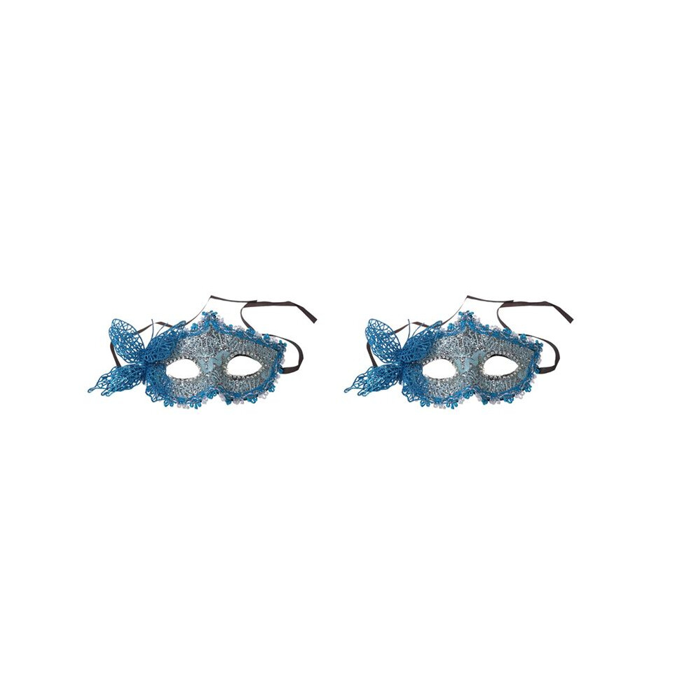 2X Sexy Women Lace Mask Venetian Masquerade Party Carnival Face, Eye () 4713954329955