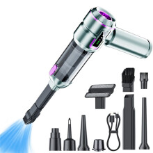 Car Vacuum Cleaner Strong Suction Cordless Powerful Wireless Car Cleaner HandHeld Portable Vacuum Cleaner for Car A
