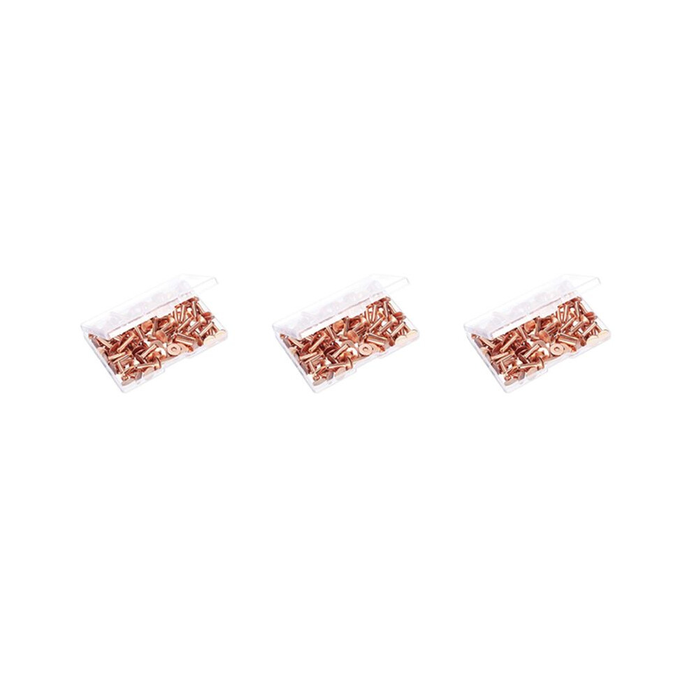 300 Sets Copper Rivets And Burrs Washers Leather Copper Rivet Fastener For Collars Leather Diy Supplies 6031353659649