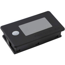 3X Battery Capacity Monitor,10-100V Battery Meter, 12V 24V 48V Percentage Voltage Fahrenheit Temperature Indicator Meter