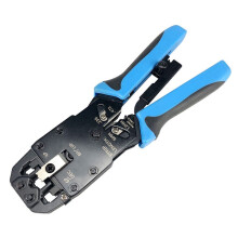 2X RJ45 Network Crimper 10P 8P 6P 4P Crimp Zangen Stripper für RJ45 RJ11 RJ12 RJ50 RJ50 Anschluss Ethernet Kabel