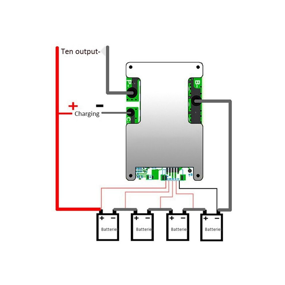3X 4S 12V 100A Lifepo4 Lithium Battery Protection Board With Power Battery Balance/Enhance Bms Pcb Protection Board 6031067458965