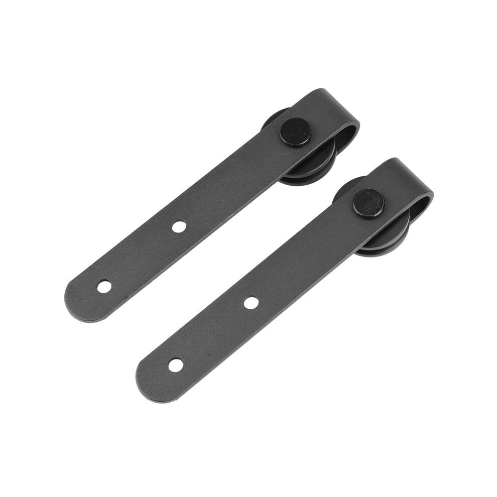 4X Cabinet Sliding Barn Door Hardware Kit Super Sliding Door Hardware Hardware Kit Top Mount Hanger Track Closet 6033075506324