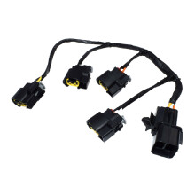 2X 27350-2B000 Ignition Coil Cable Plug Wire Harness for Rio Soul Ceed Cerato Spectra Forte Accent 1.6L