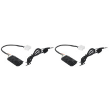 2X Auto Radio Audio Adapter  Aux Kabel Mikrofon Freisprecheinrichtung für  Accord  CRV Fit Siming