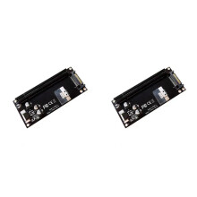 2X SFF-8654 8i auf PCIe 4.0 X16 Externer Grafikkartenadapter für Mainboard DIY-Computerzubehör
