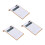 3X Calculator, Slim Elegant Design, Office/Home Electronics, Dual Powered Desktop Calculator, 10 Digits, White 2