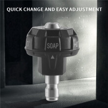 5X Pressure Washer 6-In-1 Spray Nozzle Tip, Quick Change Over and Easy Adjustable Patterns, 1/4in Quick Connector