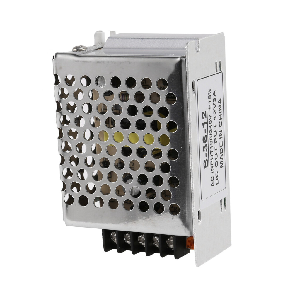 3X Ac 100V-240V To 12V 3A 36W Voltage Transformer Led Strip Power Supply 6032603753186