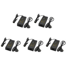5X 12V 15A 160W Power Converter 220V to 12V Car Power Adapter Converter Car Home Cigarette- Lighter Converter EU Plug