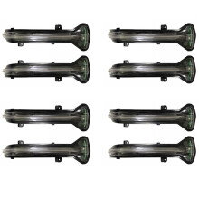 8x Car Side Rearview Mirror Turn Signal Light 51167414649 51167414650 for 3 4 5 6 7 8 Series G30 G31 G32 G38 G11