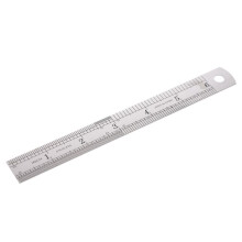 20 Pcs Dual Side Marked 15cm 6 Inch Stainless Steel Straight Ruler