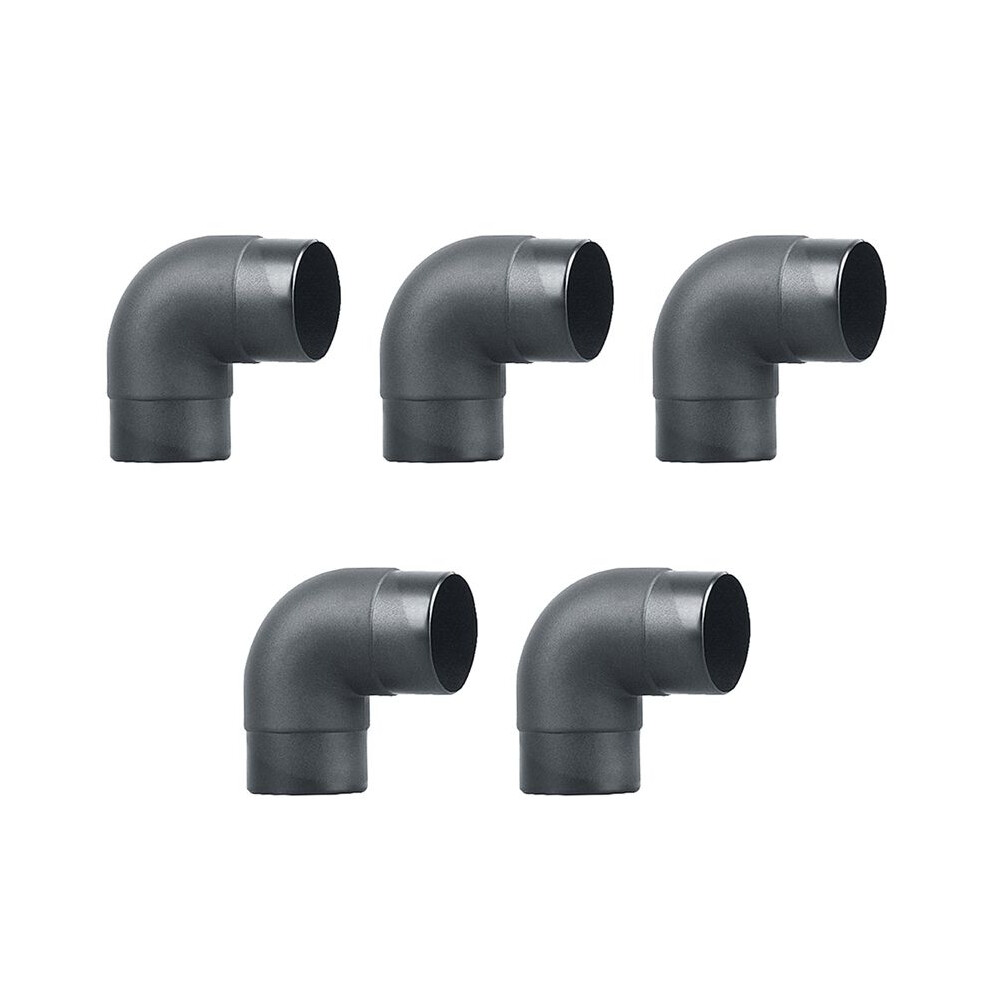 5X 60Mm Car Air Heater Ducting Pipe Air Vent Outlet L Shape Elbow Bend Pipe Exhaust Connector For Webasto Eberspaecher 4711679244249