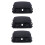3X Black Center Dash A/C Outlet Air Vent Panel for   2008-2013 1