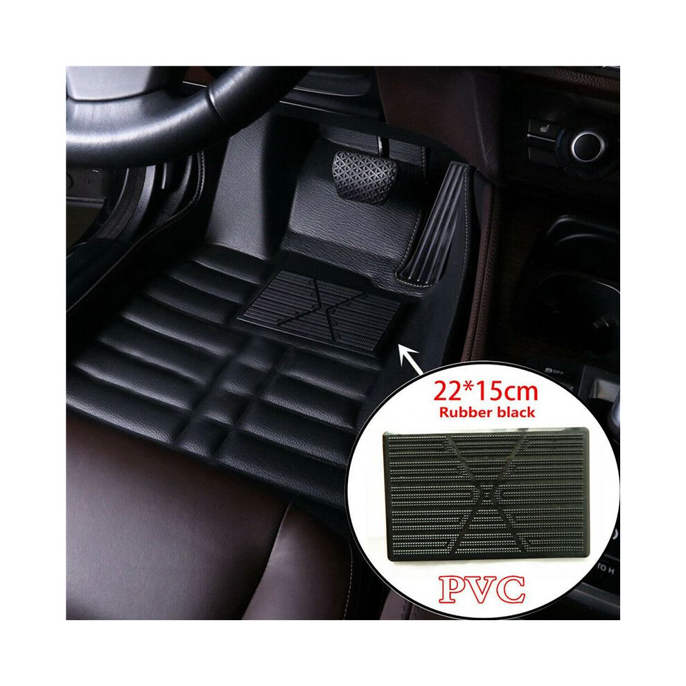 4X Universal Car Floor Mat Pad Heel Foot Carpet Pedal Patch Cover Anti-Skid Pedal Mat - 25X16cm 6031910607755
