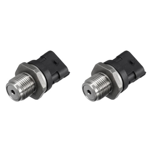 2X 0281002908 Sensor de PresióN de Riel ComúN Sensor de PresióN de Riel de Combustible para