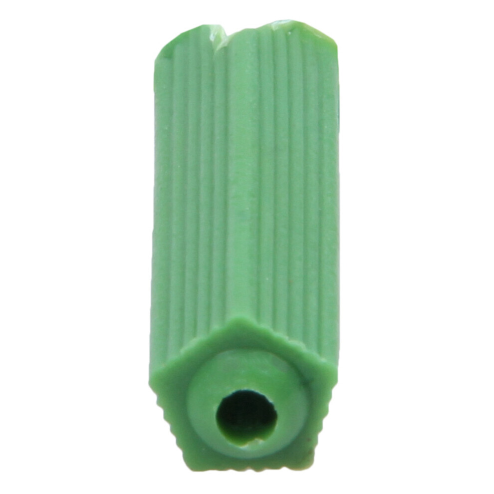 1000 Pcs Green Masonry Screw Fixing Wall Anchor Plugs 6Mm X 27Mm 6032703867073