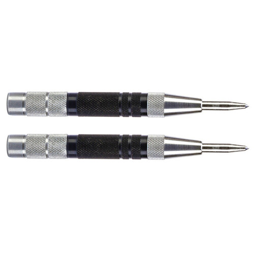 2X Super Strong Automatic Centre Punch and General Automatic Center Punch Adjustable Spring Loaded Metal Drill Tool 1