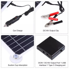 3X 300W Solar Panel 12V 5V Dual USB Controller Wasserdichtes Monokristallines Solar Zellen Ladegerät -100A