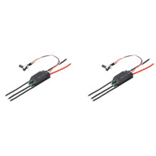 2X 7-24V 200W BLDC 3-Fas Borstlös Motordrivenhet Halllös -Motordrivkort Hastighetsregulator