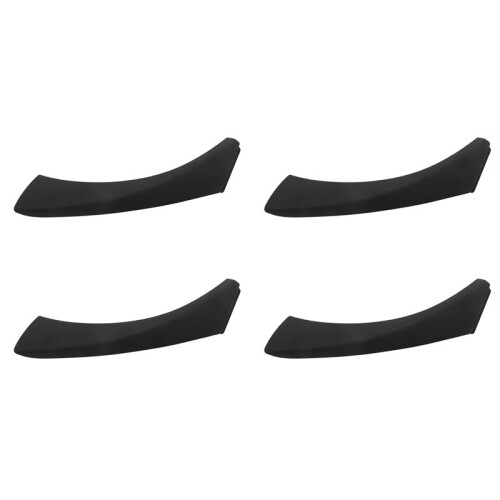 4X Right Side Inner Door Panel Handle Pull Outer Trim Cover for  3-Series E90 E91 E92 E93 Black
