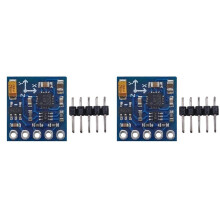 2X GY-271 HMC5883L Módulo Sensor Magnetómetro de Brújula de Campo Magnético Triple para Placa IIC de 3 V A 5 V