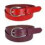 CTM Women's Adjustable Smooth Leather Dress Belt Set 3