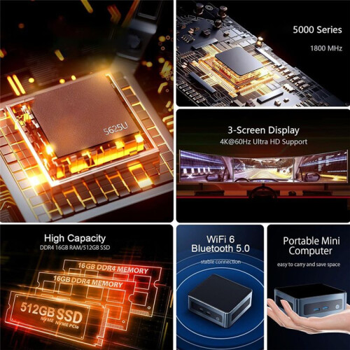 Computer Host,  Console di Gioco per Ufficio e Casa 8K  Computer, Giochi Popolari Facili da Giocare 2