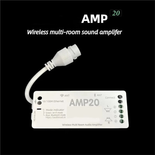 Amp20 Wireless Streaming Amp Multi Room Capability for Music IEAST Dynamic Sample Rate Output 2