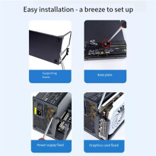 EGPU OCuLink GPU Dock + Base Plate Support PCIe4.0 X4 Notebook Laptop Naar Externe Videokaart 16gt/S