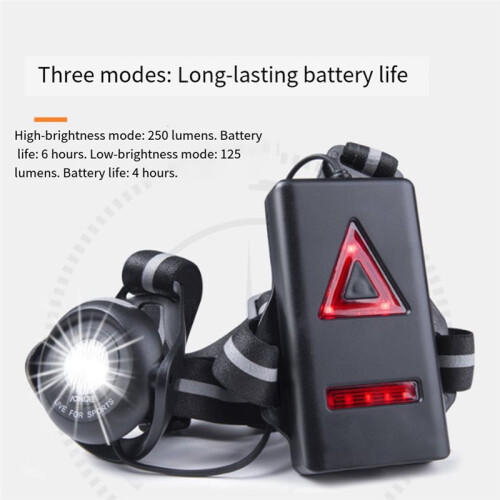 Outdoor Running Chest Light USB Lechargeable Light Camping Warning Light Night Running Chest Light 2