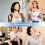 GOTRUST 22PCS Mini Glass Perfume Bottles, 3ml 5ml 10ml Transparent Makeup Atomizer Sprayer, Portable Refillable Sample Bottle, Fine Mist Atomiser for 5