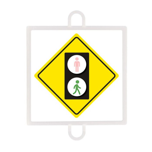 Softee Verkeersbord Nr. 4 - geel